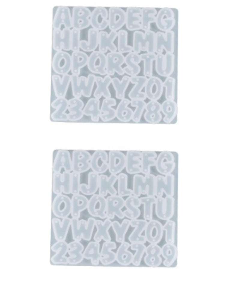 Snoogg Pack of 1 Silicone Mold Alphabet a to z Mini for Epoxy Resin Casting Resin Art for Home Decor, DIY Crafts Project and Handmade Unique Customize Gifts