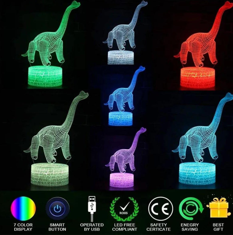 snoogg 3d panda design night light lamp dimmable with touch function sturdy abs base in cra