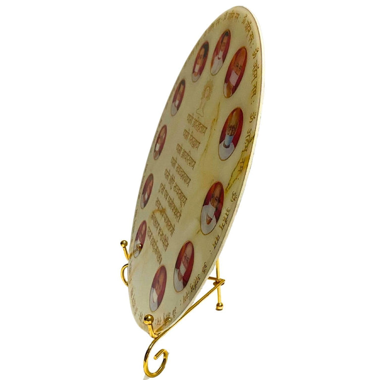 snoogg 12 inch jainism namokar navkar mantra for spiritual growth epoxy ultra clear resin a