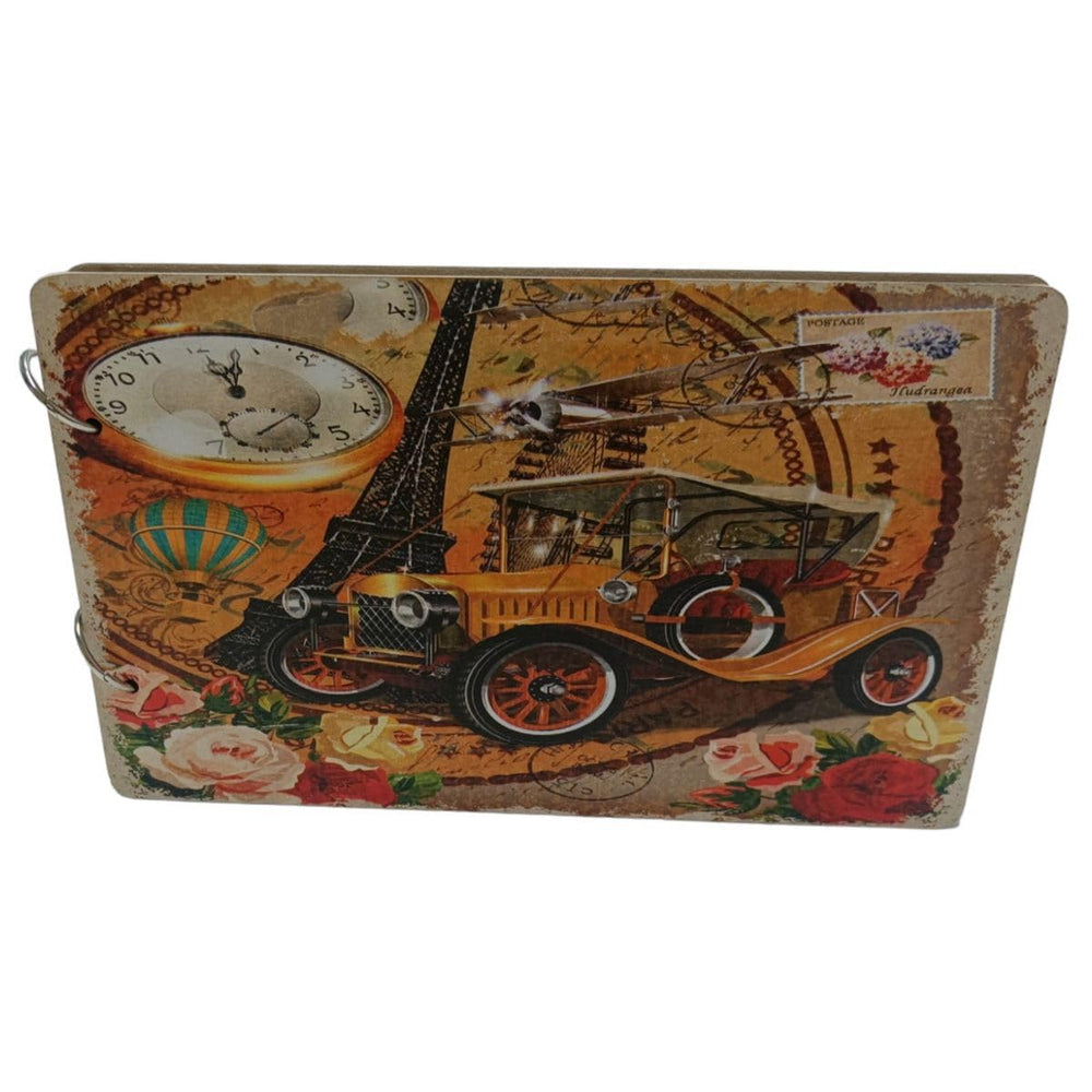 snoogg vintage scrapbook bullet junk journal 16 x 26 cm for writing diary embellishment sup