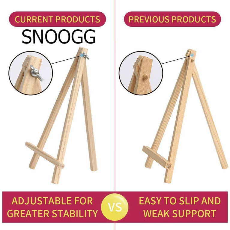 snoogg art party series portable 6 x 6 stretched canvas with 8 tabletop display stand a fra