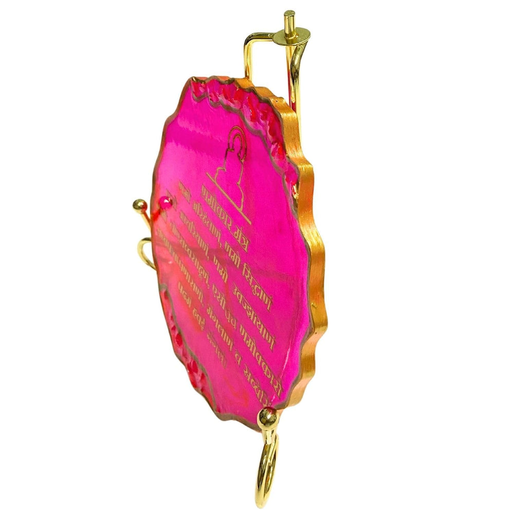 snoogg 6 inch resin art handmade spiritual jainism namokar mantra also known pancha namask