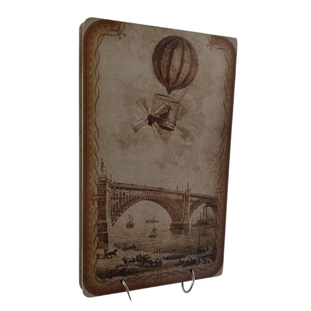 snoogg scrapbook 60 page photo album rectangle 10x6 inch 280 gsm with uv vintage design pri