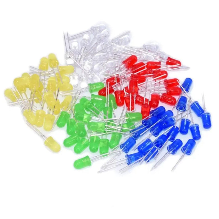 snoogg 50 piece 3 mmtransparent dc 2v led diode lights emitting bulb white colour for elect