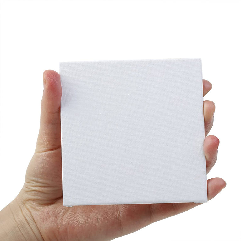 snoogg art party series portable 6 x 6 stretched canvas with 8 tabletop display stand a fra