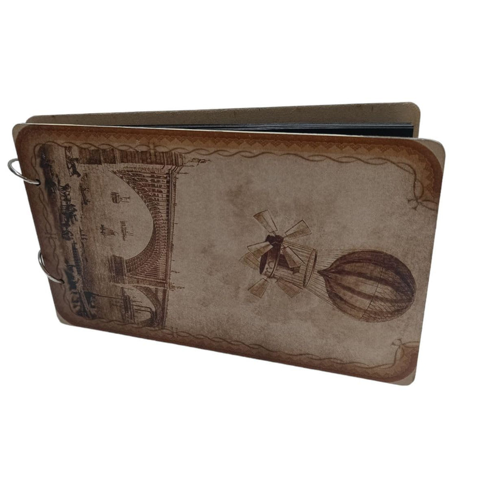 snoogg vintage scrapbook bullet junk journal 16 x 26 cm for writing diary embellishment sup