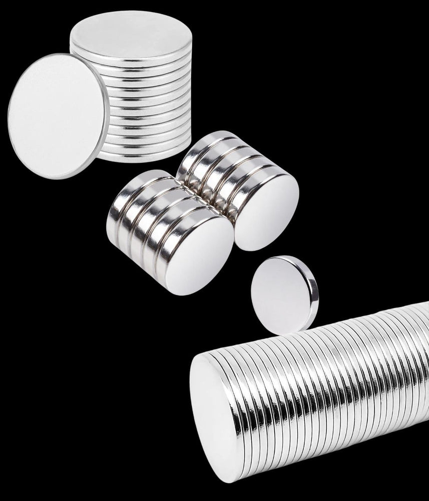 snoogg 8 x 1 5 mm neodymium nickel plated n35 round disc fridge magnets for whiteboard frid