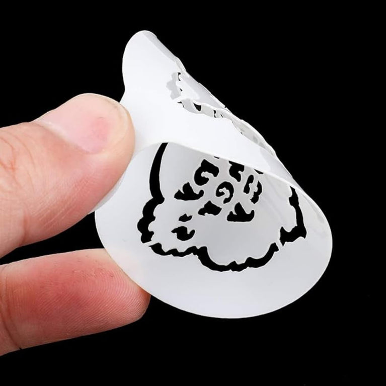 snoogg 25 reusable plastic stencils is ideal for adding hindu festival themed designs to yo