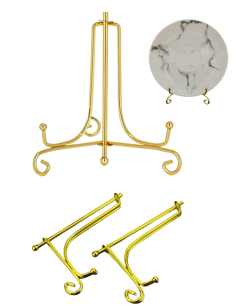 snoogg metal easel 4 inch triangle easel lead foldable easel small lightweight and portable