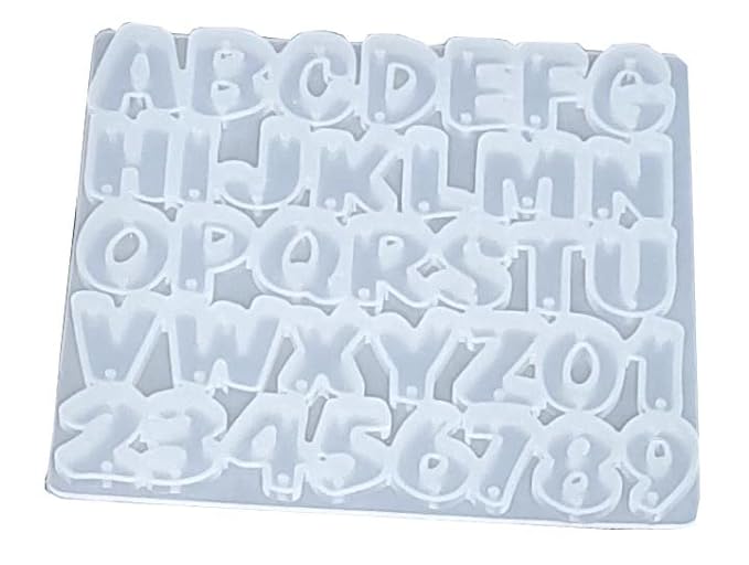 snoogg abcd resin silicone epoxy casting mold for jewellery keychains bracelets gifting fra