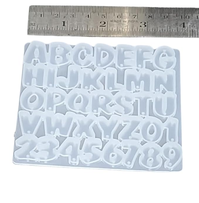 snoogg abcd resin silicone epoxy casting mold for jewellery keychains bracelets gifting fra