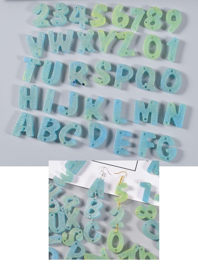 Snoogg Pack of 1 Silicone Mold Alphabet a to z Mini for Epoxy Resin Casting Resin Art for Home Decor, DIY Crafts Project and Handmade Unique Customize Gifts