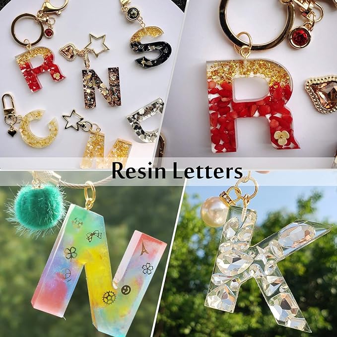 snoogg resin silicone abcd mold without hole and deep abcd mold for key chain jewellery acc