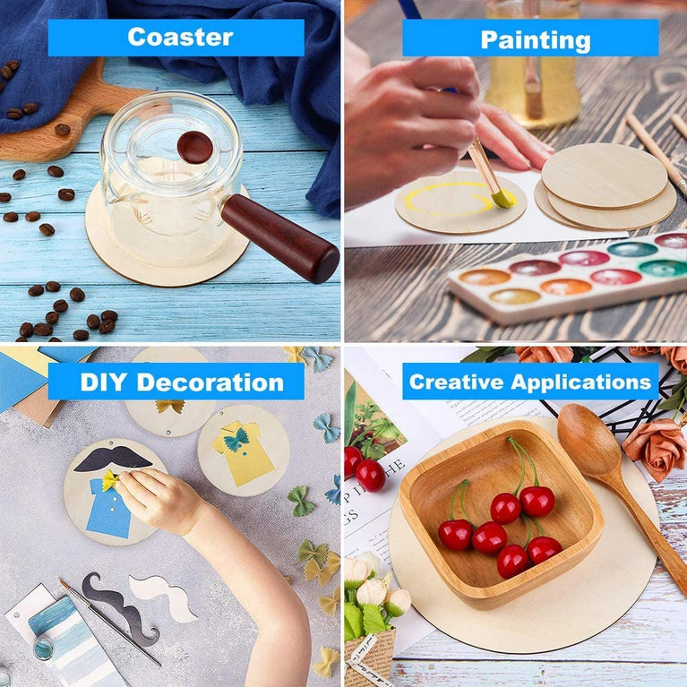 snoogg mdf pine wood for art and craft for resin art mandala art painting diy wall clock di