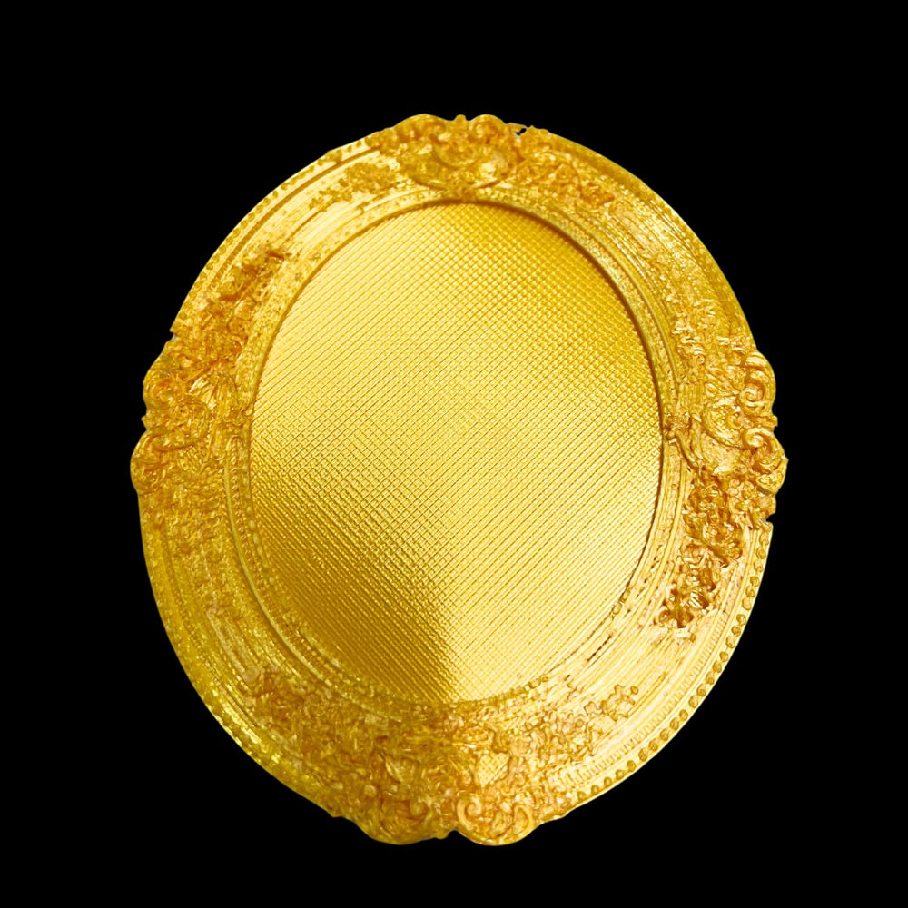 snoogg 3d gold pla plastic filament vintage photo frames tailored for resin art shadow boxe