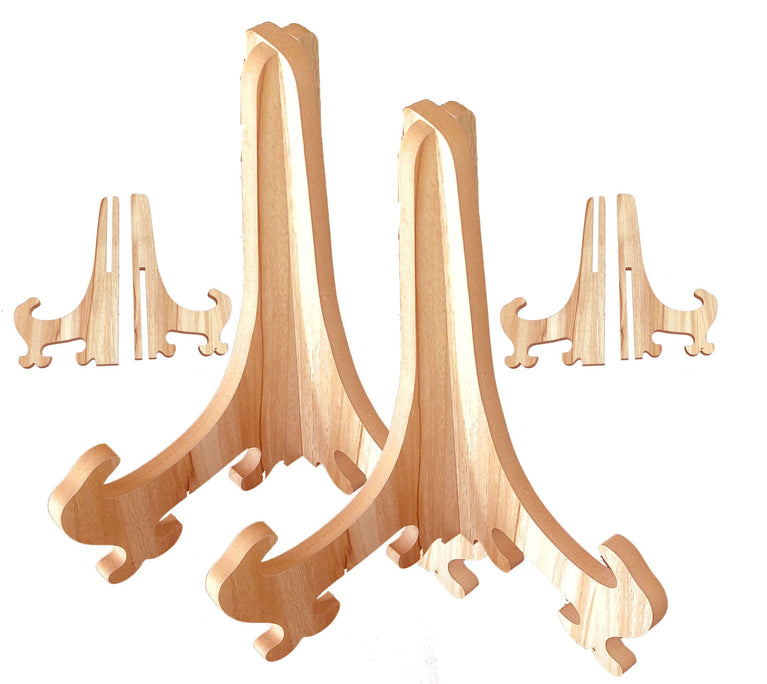 snoogg 8 inch and 8 mm thick pre laminated wood cnc finish interlocking easel stands for ta