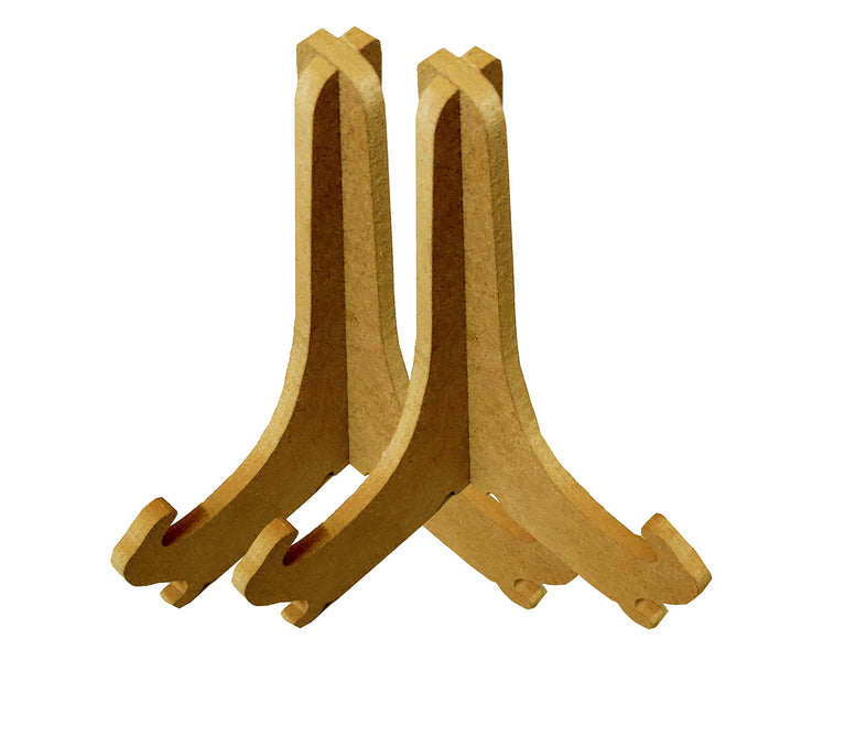 snoogg mdf 8 inch and 8 mm thick cnc cut interlocking space saving easel stands for table t