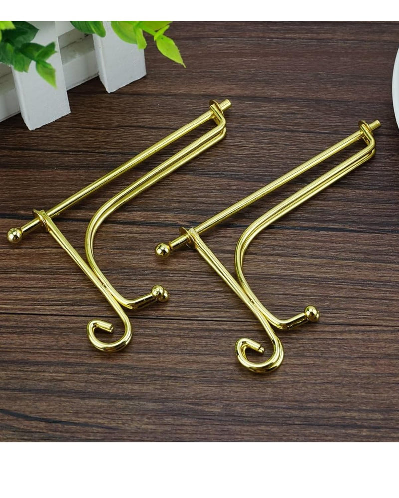 snoogg metal easel 4 inch triangle easel lead foldable easel small lightweight and portable