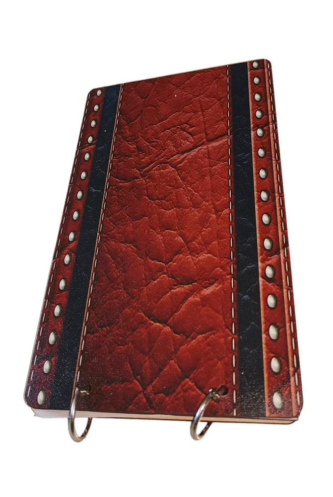 snoogg scrapbook 60 page photo album rectangle 10x6 inch 280 gsm with uv vintage design pri