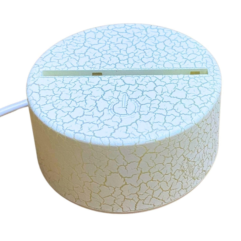 SNOOGG 6X8 Round LED Note Board: 7 Color Crack Base, Touch Control Erasable Writing Tablet. Luminous USB/Battery Design for Creative Gifts, Desk