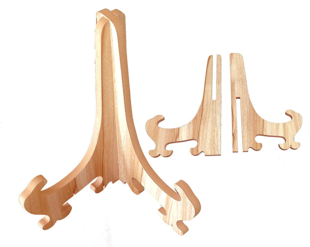 snoogg 11 inch and 8 mm thick pre laminated wood cnc finish interlocking space saving easel