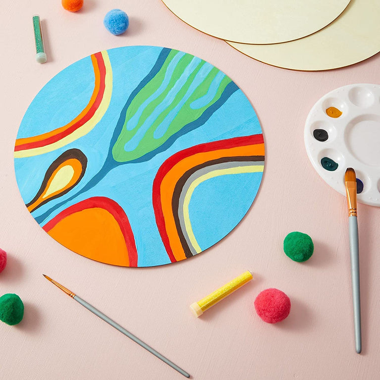 snoogg 6 inch 8 pcs paint a shape cotton canvas board heart shaped painting drawing blank p