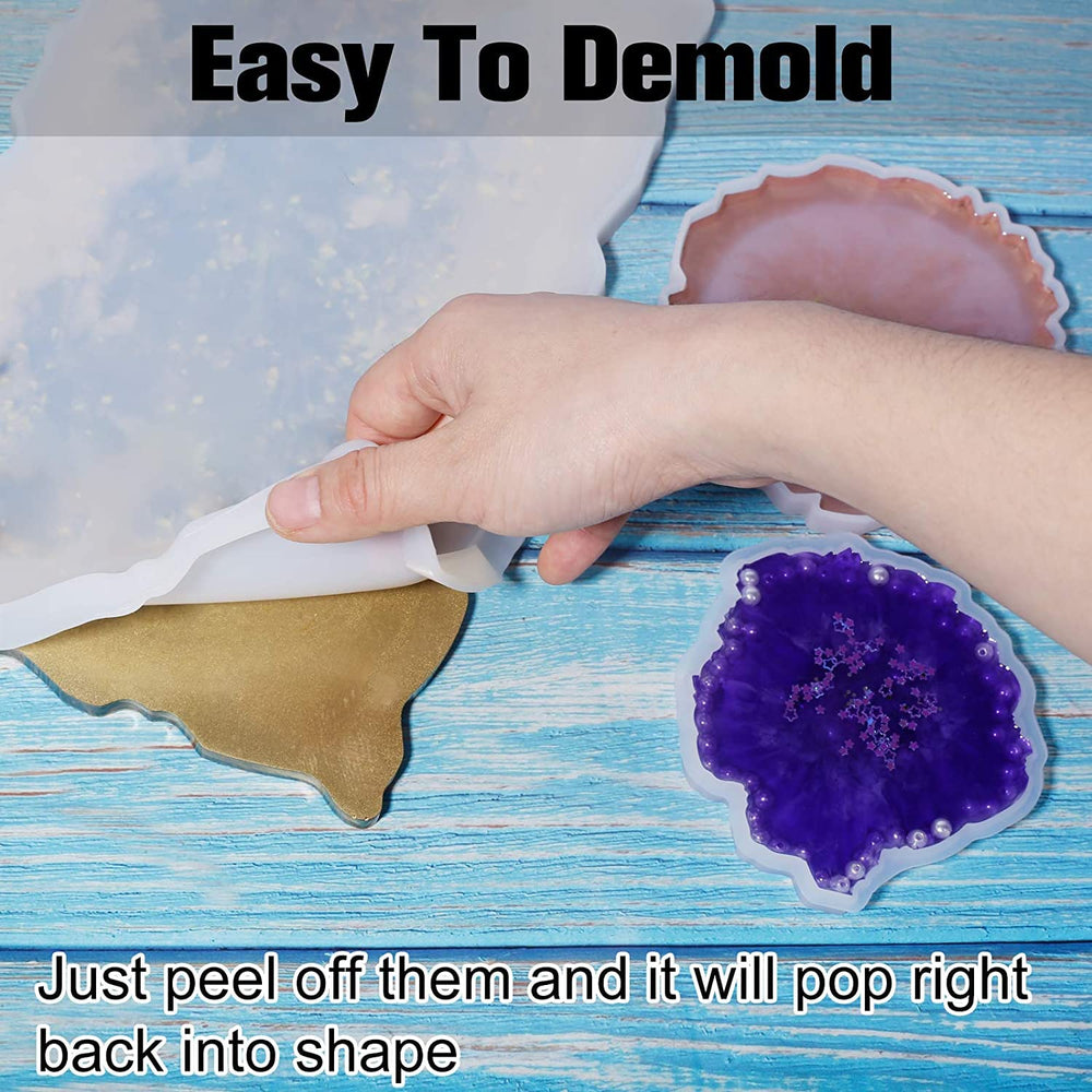 resin silicone zigzag tray mold size 8 5x 14 inch pack of 1 sets units