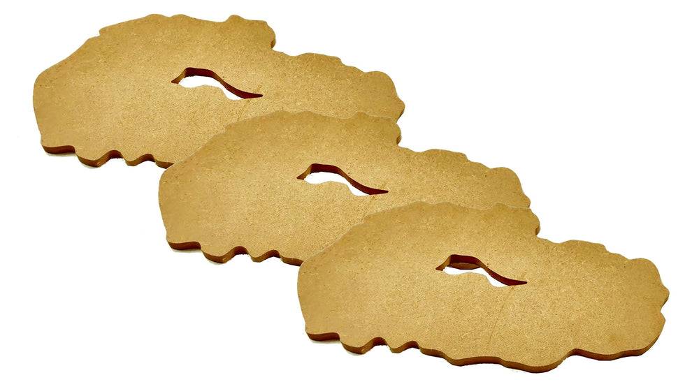 snoogg™ pack 3 geode agate ellipse art board 8 mm wood cutout plaque diy for resin epoxy