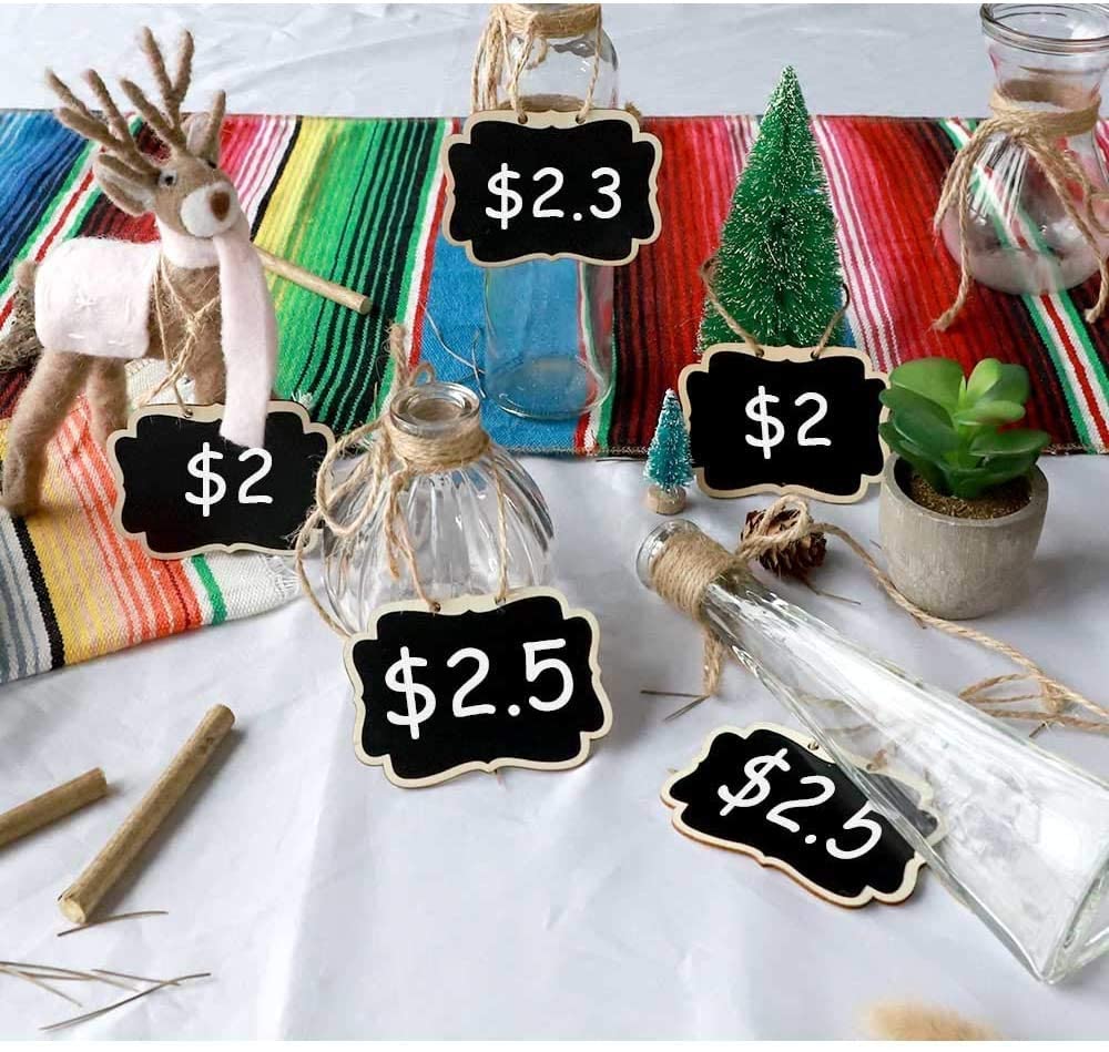 snoogg mini chalkboards signs hanging rectangle chalkboards double sided blackboard message