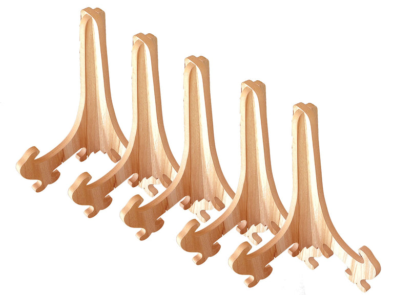 snoogg 8 inch and 8 mm thick pre laminated wood cnc finish interlocking space saving easel