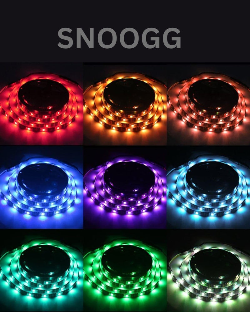 snoogg mini fairy lights smart rgbled strip light usb led lights for tv pc laptop backlight