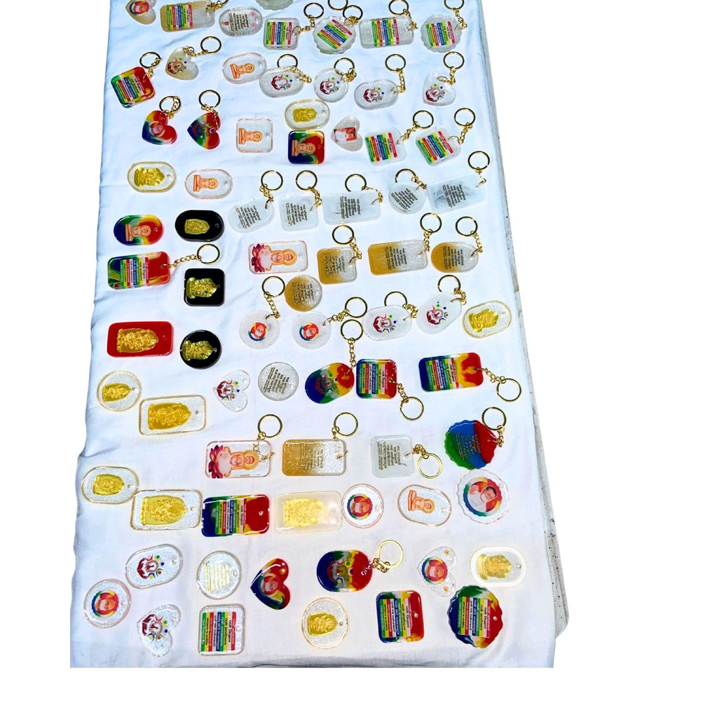 snoogg 2 2 5 inch jainism lord mahavira belier theme epoxy ultra clear resin art key chains