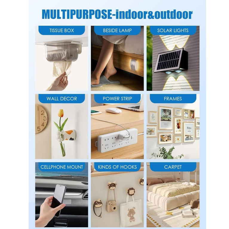 SNOOGG 30mm x 16.5 Feet Pack - 2 Heavy Duty Nano Tape Extra Strong Double Sided Mounting Tape, Washable & Reusable Adhesive Grip for Walls, Picture Hanging, Decorations, Crafting, Fixing, DIY