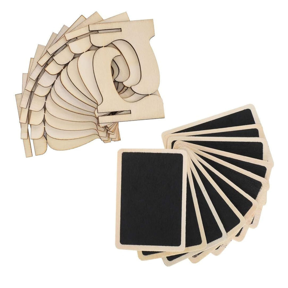 snoogg 10 pack mini chalkboards signs with easel stand small rectangle chalkboards blackboa