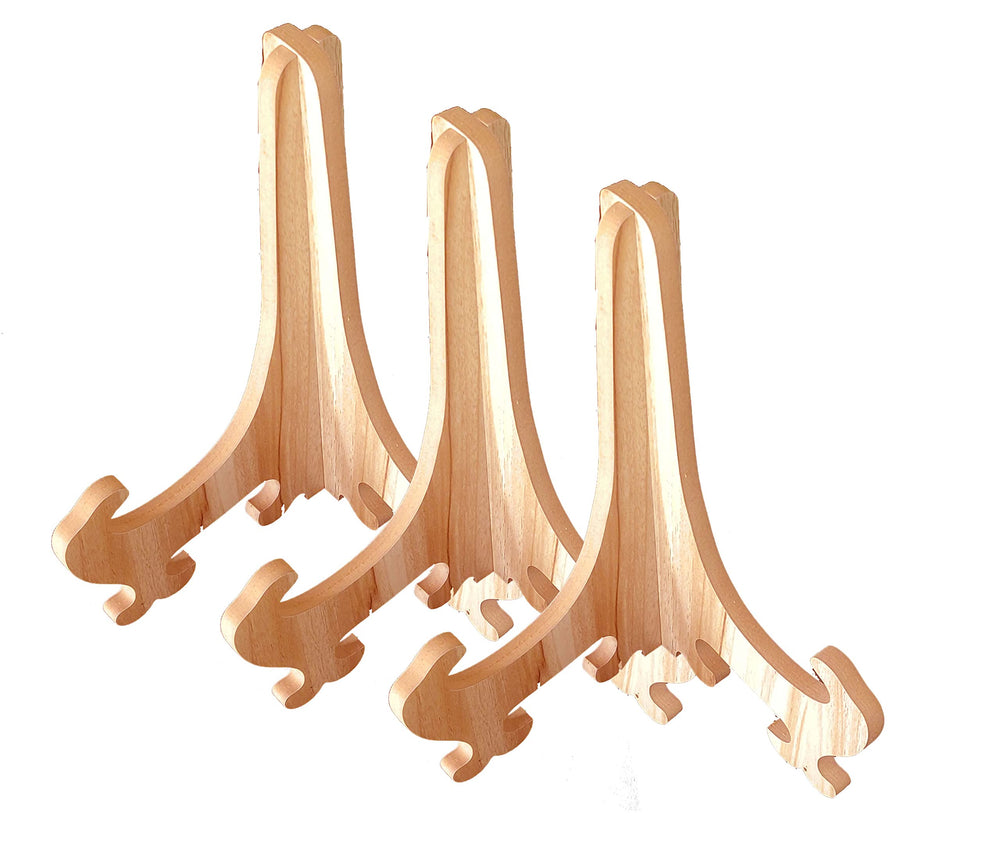 snoogg 8 inch and 8 mm thick pre laminated wood cnc finish interlocking space saving easel