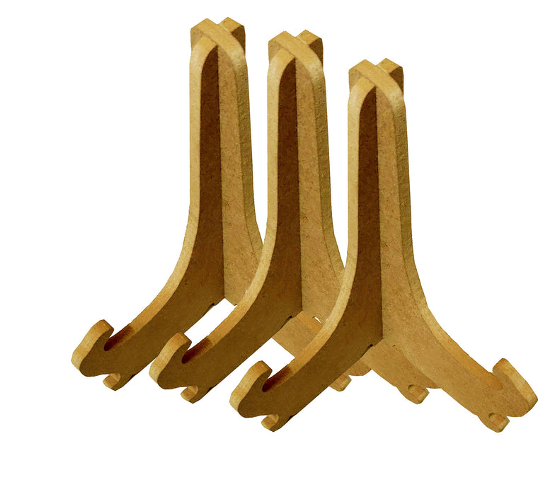 snoogg mdf 8 inch and 8 mm thick cnc cut interlocking space saving easel stands for table t