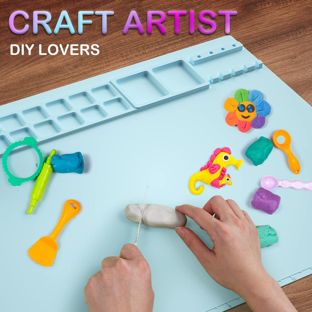 snoogg silicone craft mat 20x16 silicone painting mat with cup nonstick silicone sheet for