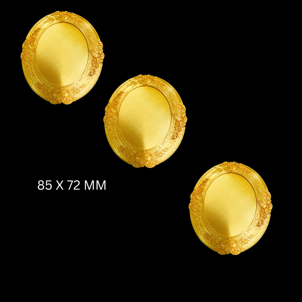 snoogg 3d gold pla plastic filament vintage photo frames tailored for resin art shadow boxe