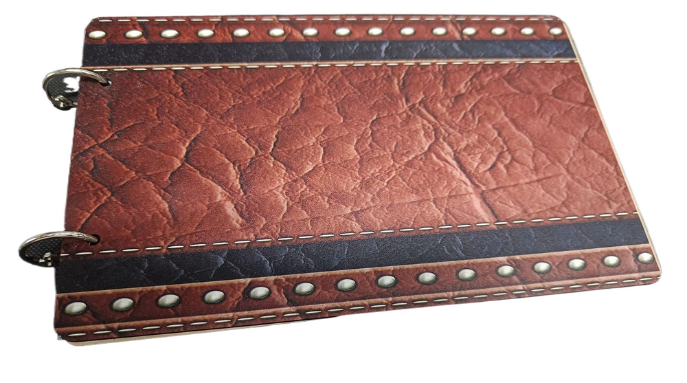 snoogg scrapbook 60 page photo album rectangle 10x6 inch 280 gsm with uv vintage design pri