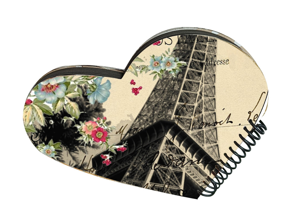 snoogg heart shape scrapbook journals album hard wood u v printed with resin art cover with