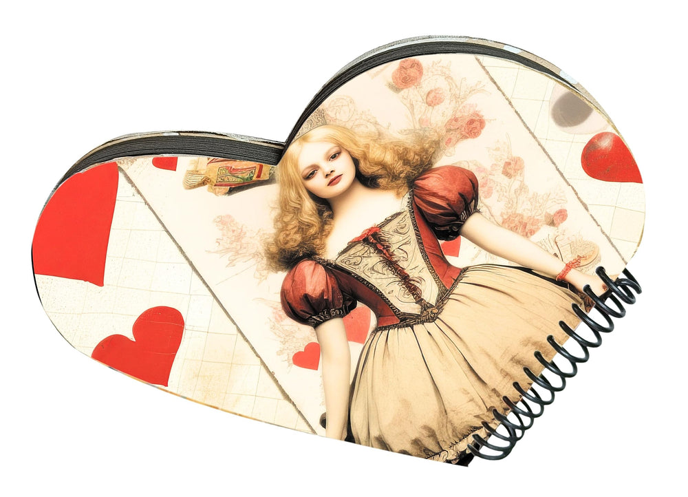 snoogg 12 inch scrapbook journals book black 250 gsm inserts heart shape u v printed with r