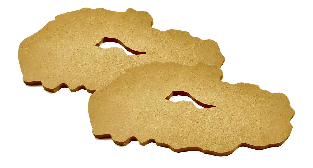 snoogg™ pack 2 geode agate ellipse art board 8 mm wood cutout plaque diy for resin epoxy