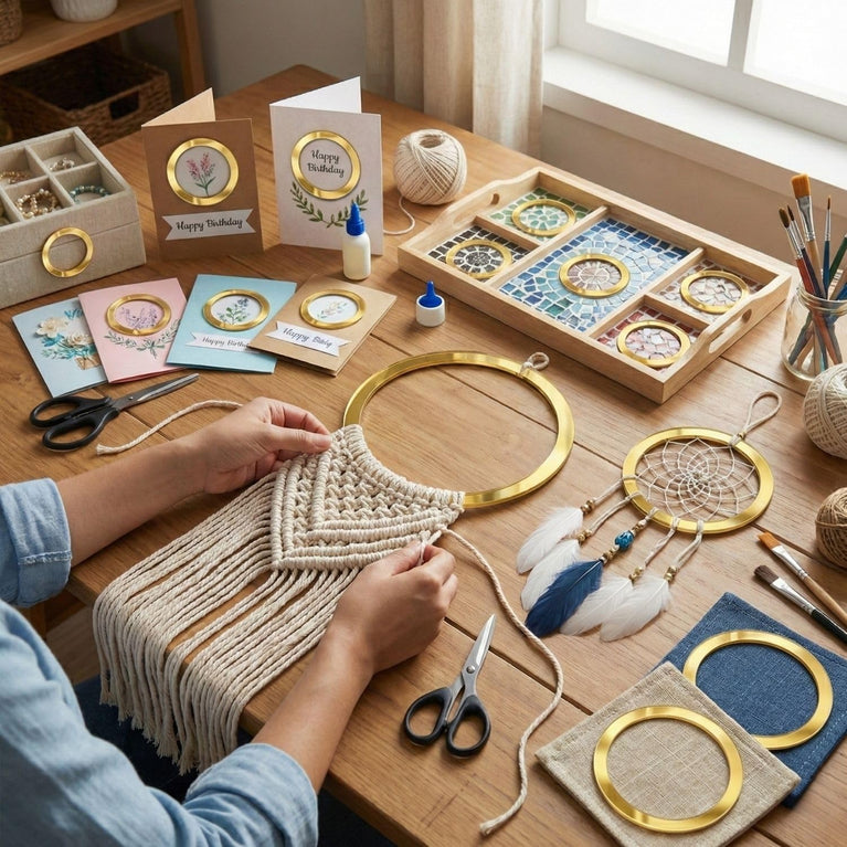 SNOOGG Acrylic Rings – 8 Sizes, 2 Pieces Each - Total 16.