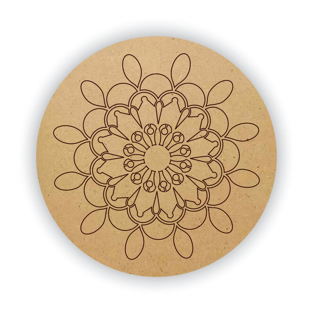 copy of snoogg design 847 pre marked rangoli mandala and lippan art diy mdf round circle la