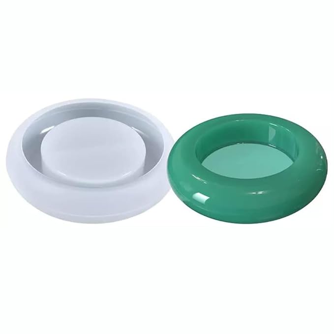 snoogg 4 tea light candle silicone mold combo of 4 molds 3 of round and one 4 inch oval edg