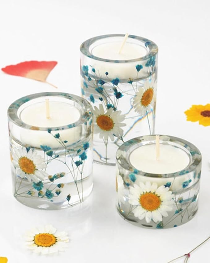 snoogg 4 tea light candle silicone mold combo of 4 molds 3 of round and one 4 inch oval edg