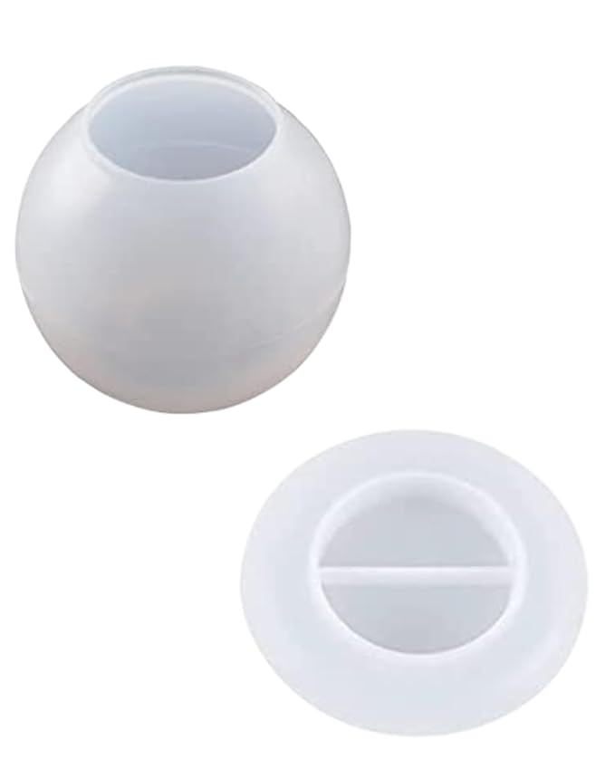 snoogg pack of 2 tea light candle molds 3 inch round glove design and 4 inch round oval edg