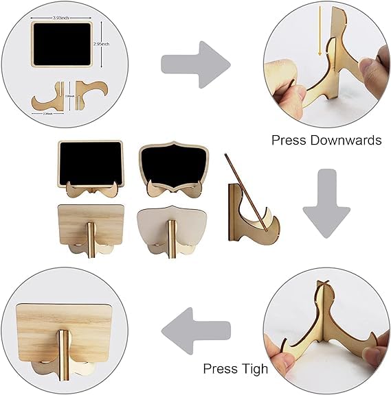 snoogg mini chalkboard signs small chalkboard with support easels chalkboard place cards ta