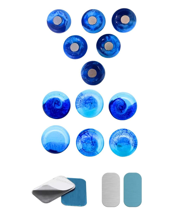 SNOOGG 30pc 3D Ocean View Magnets & Stickers: Children's Art Showcase, Desk Organizers, Announcement Boards, Science Experiments, Thoughtful Gifts, Handmade Crafts.