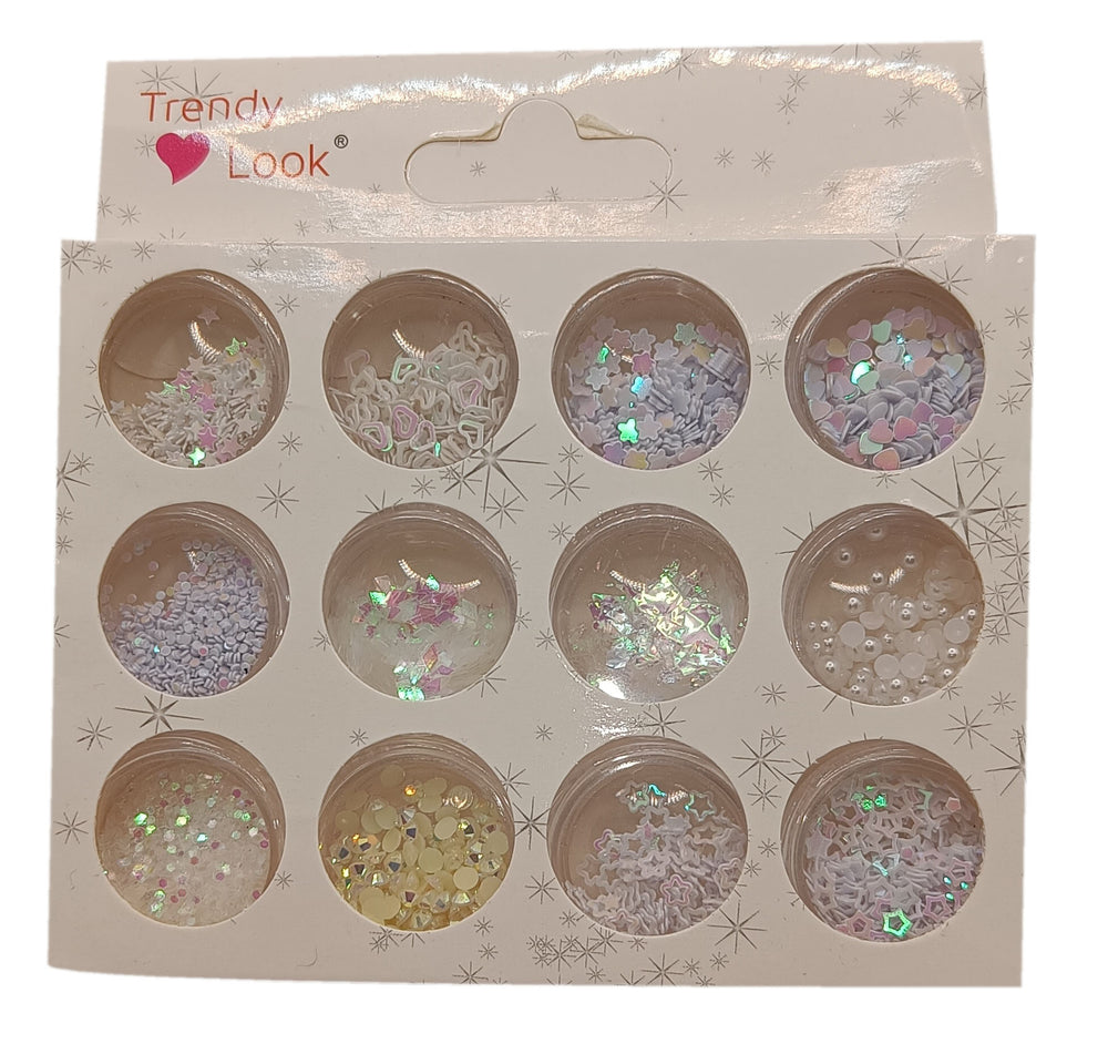 snoogg trendy look professional nail decoration glitters